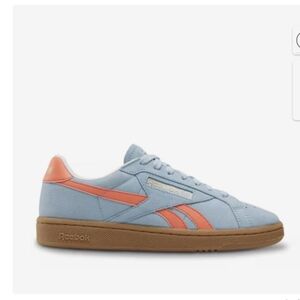 Reebok Light Blue and Orange Casual Sneakers